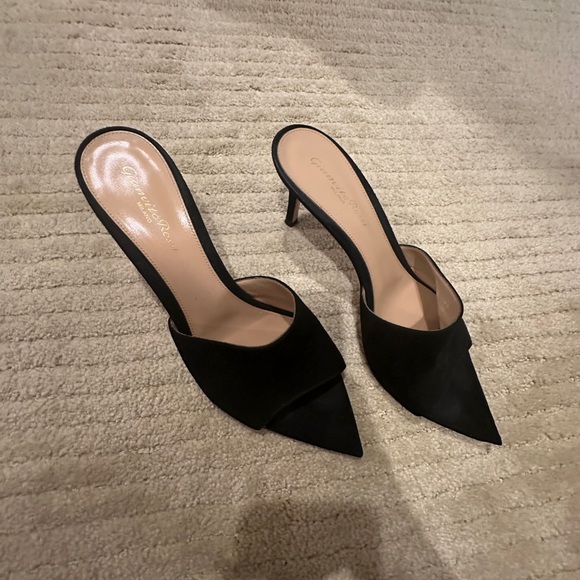 Gianvito Rossi Suede Mules - Picture 3 of 8